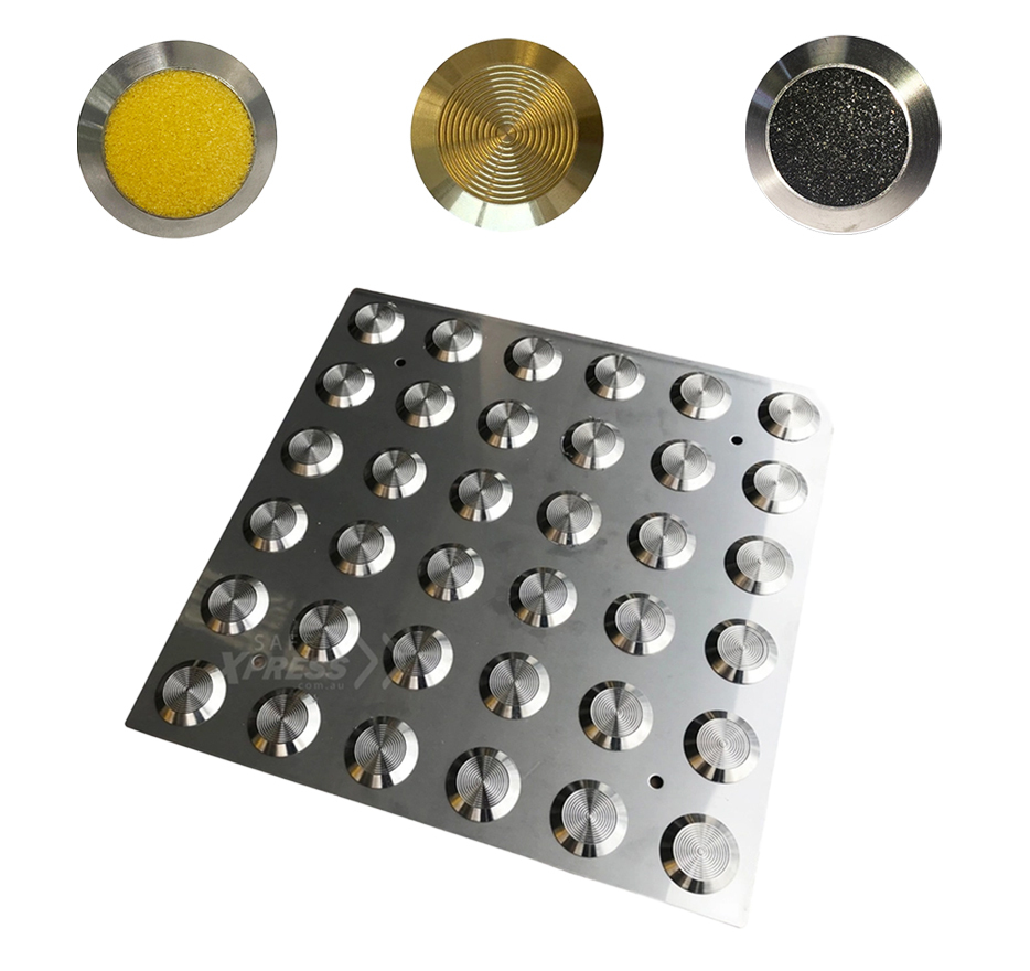 Tactile Indicators | Stainless Steel Tactile Indicators | Safety Xpress